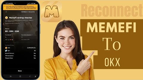 How To Reconnect Disconnected MemeFi Wallet To OKX: MemeFi OKX Wallet Connect
