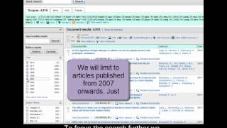Searching Scopus - document search