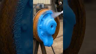 How to Remove Rust from a Wheel Hub | Satisfying Rust Removal #shorts #diy