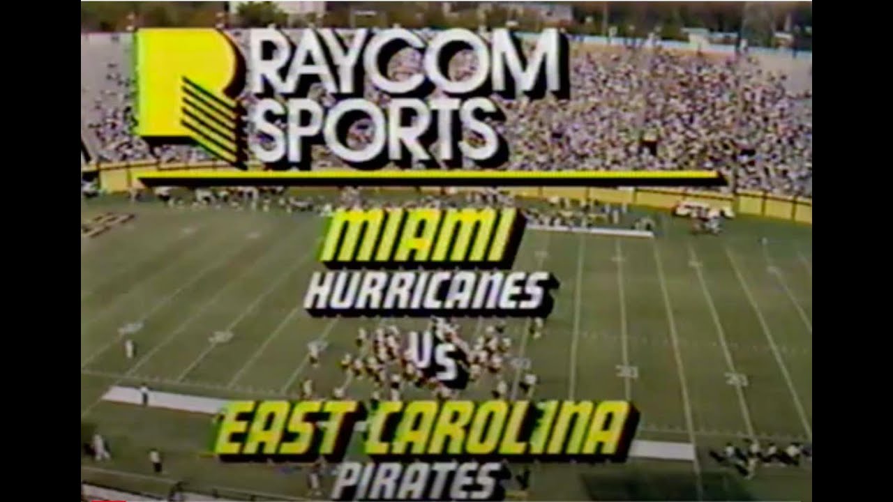 University Of Miami vs East Carolina Pirates (1987)