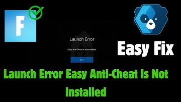 How To Fix Launch Error Easy Anti-Cheat Is Not Installed (2025 Gudie)