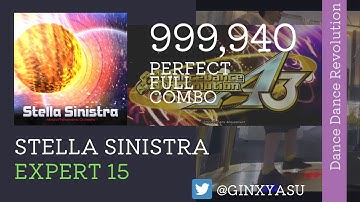 【DDRA3】ESP15 Stella Sinistra 999,940 player:GINXYASU