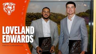 Colston Loveland, T.J. Edwards selected as 2026 Piccolo Award recipients | Press Conference