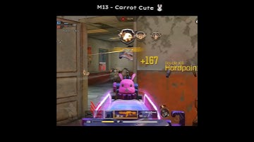 M13 Carrot Cutie Gameplay | m13 carrot cutie kill effect #shorts #codm
