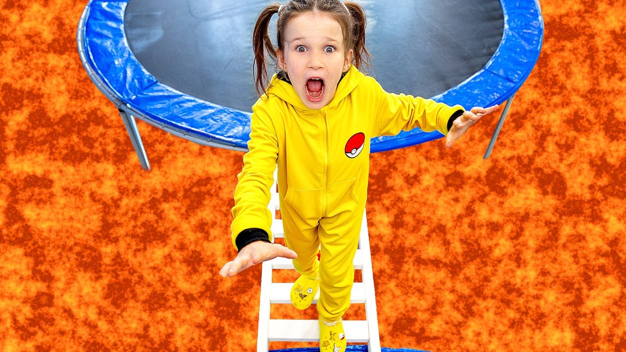 Пол это лава на батуте