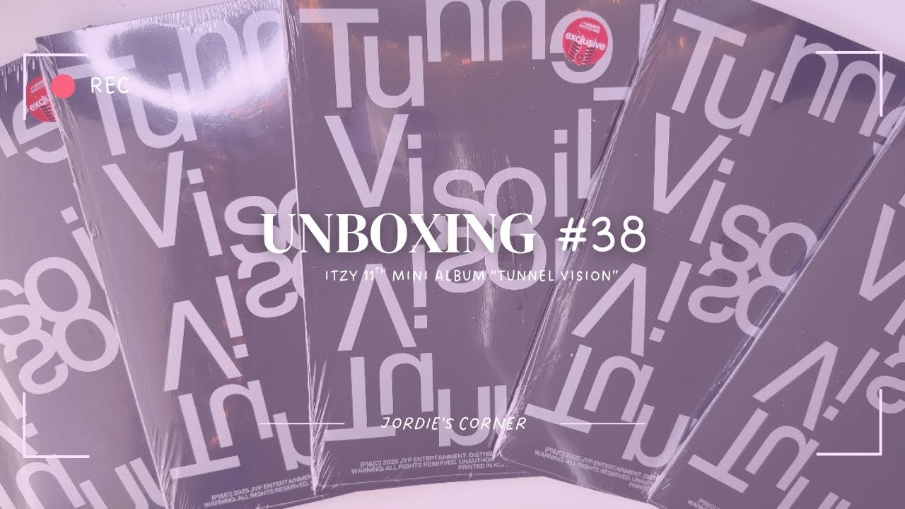 Unboxing ITZY's 11th Mini Album “Tunnel Vision” Target Edition