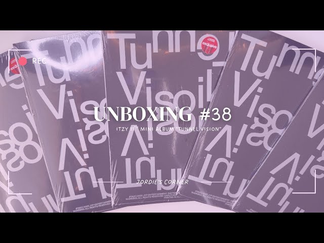 Unboxing ITZY's 11th Mini Album “Tunnel Vision” Target Edition