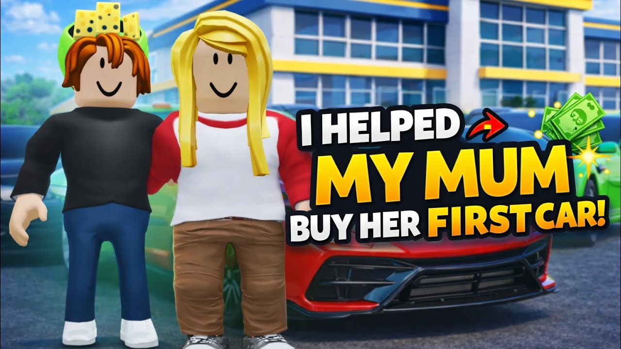 🤯I HELPED MY MUM BUY Her First Car in Roblox!