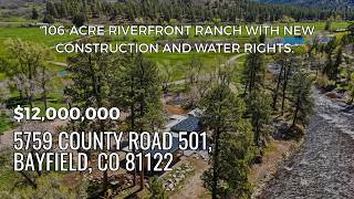100 Acre Pine River Valley Ranch — Modern Design, Water, and Legacy Land