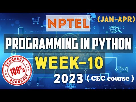 nptel week 10 assignment answers 2023