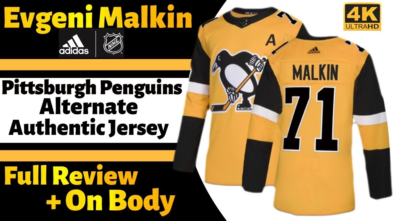 NHL Evgeni Malkin Pittsburgh Penguins Alternate Jersey