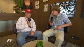 When Niki Lauda met Freddie Hunt