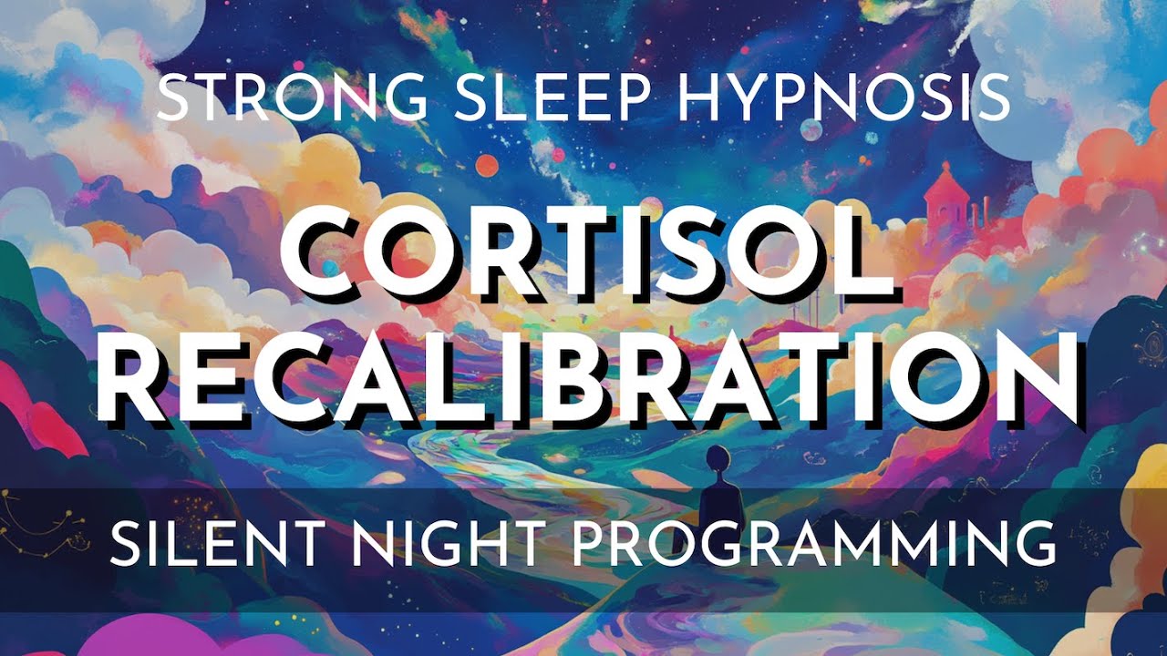 Sleep Hypnosis for Cortisol Recalibration - Black Screen