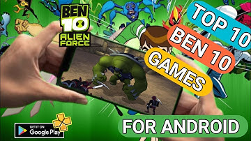 TOP 10 BEN 10 BEST PSP GAMES FOR ANDROID l Best Ben 10  games for android PPSSPP.
