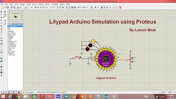 How to simulate Lilypad ardunio using Proteus