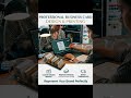 professional Business Card Design servis