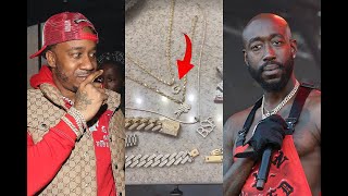Benny the Butcher Shows off the Freddie Gibbs Snatched Chain after Freddie Snitches on him on IG