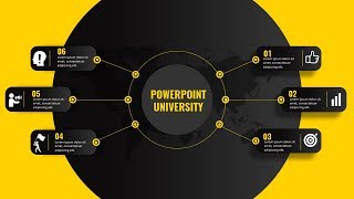 6 options infographic slide in PowerPoint /Business presentation/PowerPoint tutorial