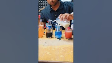 Cold Drink With Bleaching powder | Science Experiment 🧪🧪#sting #bleach #scienceexperiment
