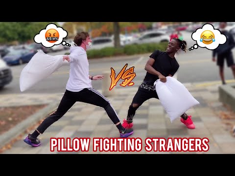 Pillow Fighting Strangers in Public 🤕 Atlanta Mall Edition (i think part 5)