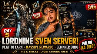 Day 5 Battle Staff Progress! | LORDNINE Sven Server LIVE