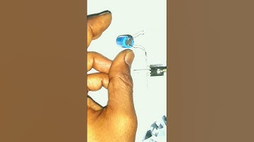 transistor d882 with capacitor led flasher #shorts #trending #electronic #electrical #transistor