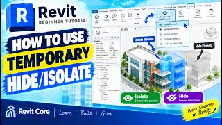 How to Use Temporary Hide/Isolate in Revit | Revit Beginner Tutorial