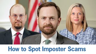 How to Spot Imposter Scams