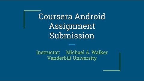 How to Peer Evaluate an Android Assignment
