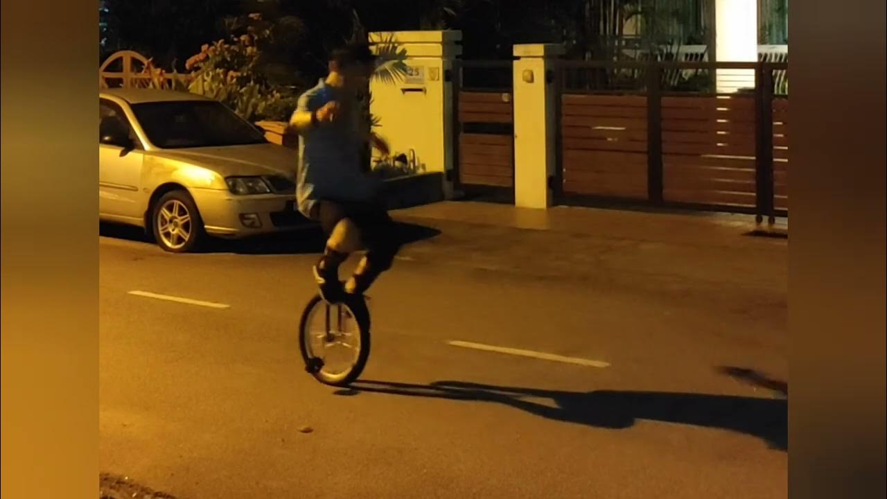 Trying tricks with my 11 bucks unicycle Unicycling practice YouTube