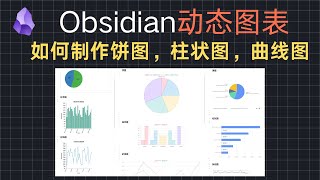 Obsidian数据可视化 | 如何制作饼图，柱状图，曲线图。从0打造你的个人数据仪表盘