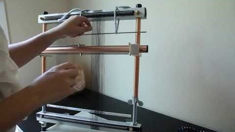 Warping for Bead Weaving