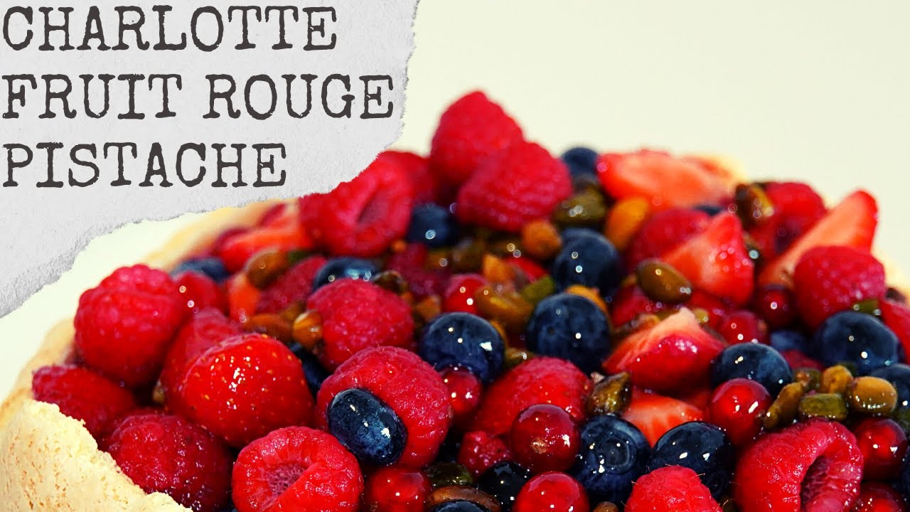 La Recette De La Charlotte Pistache Framboise !