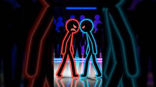 Blue vs Red Stickman ep1 #aianimation #stickman #viral #shorts #versusfighting #stickmananimation
