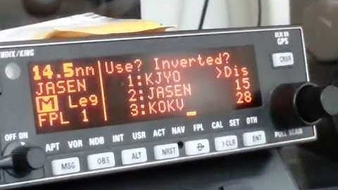 Bendix King KLN 89B - NAV Chapter