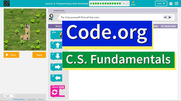 Programming with Harvester Lesson 5.14 Course B Code.org Tutorial with Answers