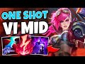 DESTROYING TRASH TALKERS WITH FULL LETHALITY VI MID (PRICELESS) - League of Legends