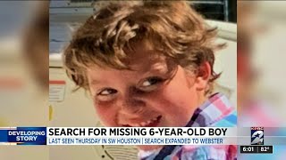 Search for missing 6-year-old boy