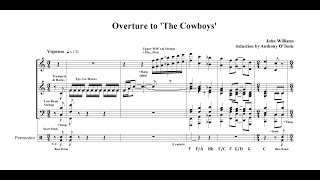 Overture to 'The Cowboys' by John Williams (reduction and anaylsis)