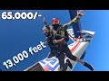 💥My “FIRST” skydive from 13,000 feet | Flight-ൽ നിന്ന് ചാടി!!