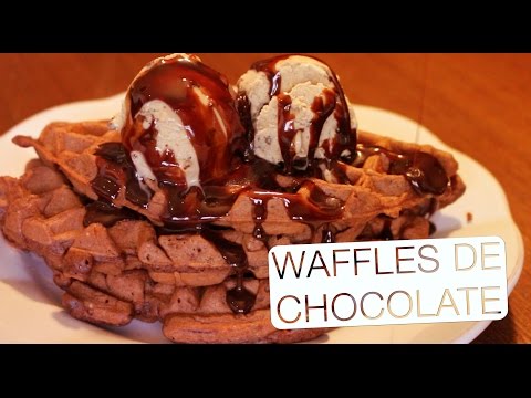 Vídeo: Como Fazer Waffles De Chocolate