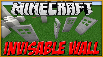 Minecraft: TUTORIAL - Invisible walls [Map-Making]