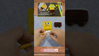 DIY keychain - How to make SpongeBob with pipe cleaner #craftideas #diy #diydoll #pipecleanercraft