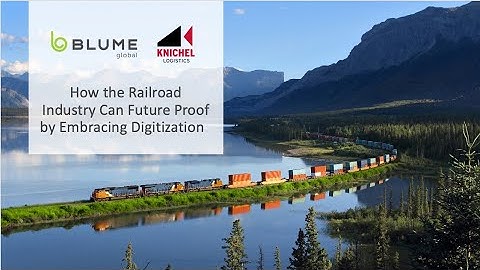 How the railroad industry can future proof by embracing digitization