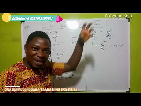 PHYSICS | Physics Videos | Ọnà Iṣamulo Idogba Tààrà Nínú Ẹkọ Físíksì | https://teal.com.ng