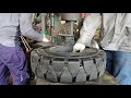 How to Replace solid tire of forklift 6.50×10