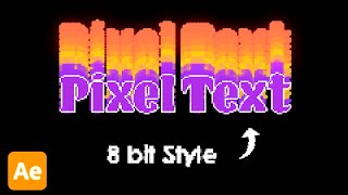 Celebrity Create An 8 bit Style Pixel Text and Trail in After Effects Wealth