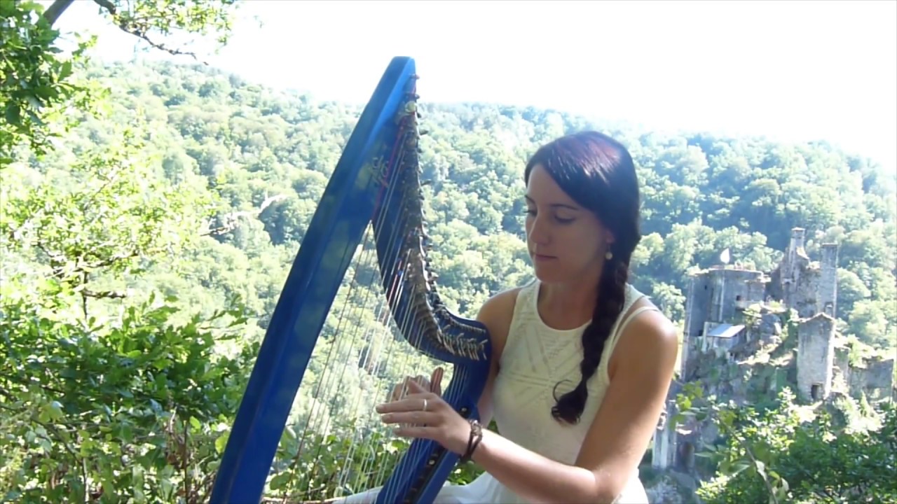 TOMB RAIDER Main Theme - Lara Croft - harp / harpe
