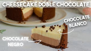 DOUBLE CHOCOLATE CHEESECAKE for when it's hot