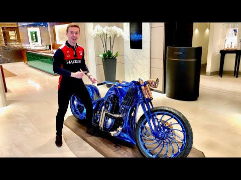 1.888 Million The WORLD'S Most Expensive Motorcycle - 1of 1 Harley Davidson & Bucherer Blue Edition